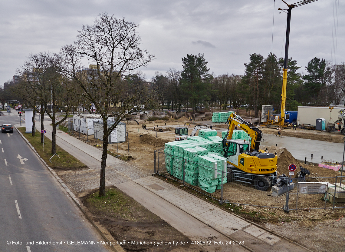 24.02.2023 -  Baustelle Haus für Kinder in Neupelach Quiddestraße 3